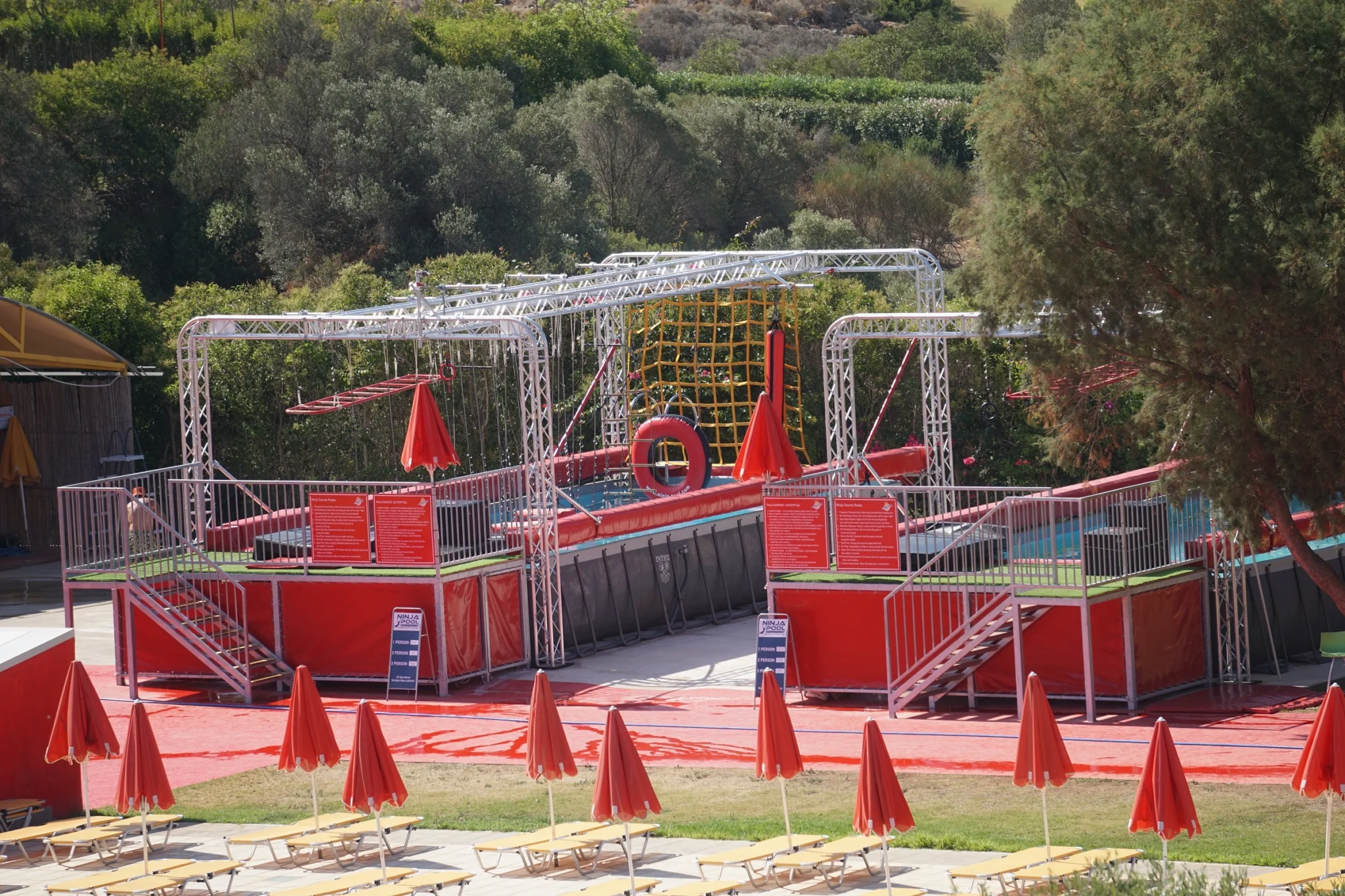 Ninja Pool over Intex 2